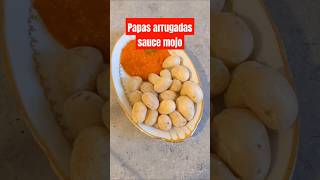 Papas arrugadas sauce mojo musica food recettefacile cuisine recette [upl. by Prudie28]