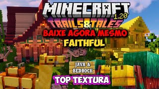 💥DOWNLOAD Da Textura FAITHFUL 64X64 Para o Minecraft 120 MCPE  JAVA amp Bedrock 1201201 [upl. by Farnham872]