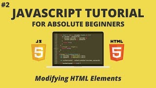 JavaScript for Beginners 2  Modifying HTML Elements getElementByID innerHTML etc [upl. by Anselma61]