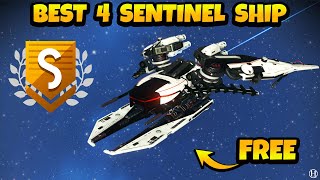 No Mans Sky INTERCEPTOR How to Get Best 4 Sentinel Ships S Class For Free [upl. by Ocinemod976]