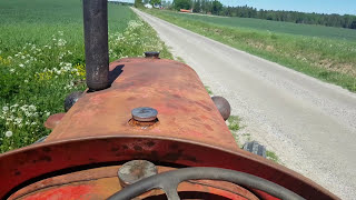 David Brown Cropmaster 1952 First Run in many years [upl. by Mailiw]