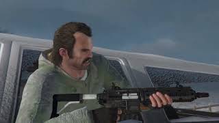 Grand Theft Auto V The First Mission Game play without voiceover [upl. by Eidnar]