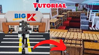 How To Make A Kmart In Minecraft Interior [upl. by Selym]