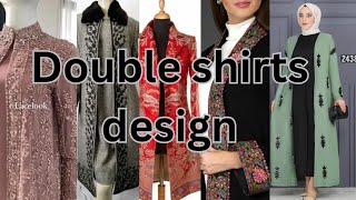 double shirts designs 2023gown stylesnew designswinter dressing ideas [upl. by Ramma]