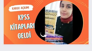 Kpss kitapları Kargo açılımı Gkgy ve eğitim b kitapları [upl. by Nomrej]