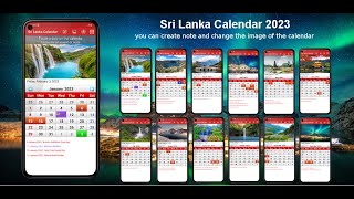 Sri Lanka Calendar 2023 [upl. by Nertie]