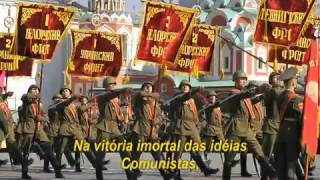 Hino Soviético Legendado  Soviet Anthem [upl. by Okiman660]