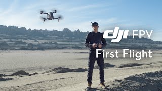 DJI FPV  First Flight and Beginners Guide  Start Flying a DJI FPV [upl. by Soiritos198]