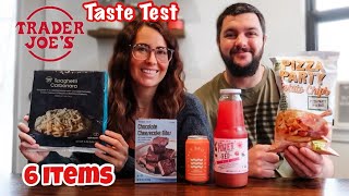 Trader Joe’s Taste Test Trying 6 Items in February [upl. by Ehtiaf]