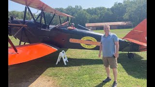 Barnstorming Rhinebeck in a 1929 New Standard D25 Biplane [upl. by Judson496]