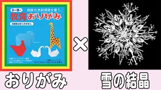 【折り紙】雪の結晶 立体的でかっこいい作り方 簡単でキレイなおりがみ 冬の折り紙 子供でも作れる難しくない折り方 12月・1月・2月の折り紙【おりがみ】 [upl. by Howland]