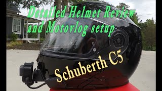 Schuberth C5 Helmet detailed Review and Motovlog setupschuberth helmet helmets motorcycle [upl. by Eiramrefinnej]