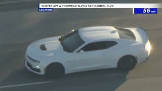 Live Police Chase of Stolen Camaro [upl. by Karla]