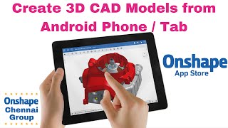 Create 3D CAD Models from your Android PhoneTab  SolidTrust [upl. by Iam]