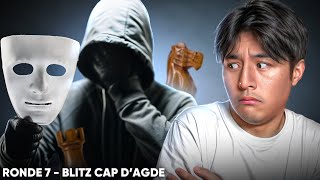 Je joue un MYSTÉRIEUX jeune au visage CACHÉ à la ronde 7 du Blitz du Cap d’Agde [upl. by Jilli]