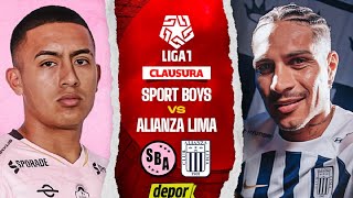 🔥🔥🔥Sport Boys 🟣🟣🟣 Vs Alianza Lima ⚪️🔵⚪ l Liga 1 🇵🇪 Clausura 2024 l Fecha 12🔥🔥🔥 [upl. by Let]