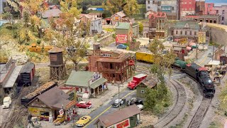 Jeff DeVidos Private HO Scale Model Train Layout [upl. by Hesther]