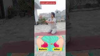 Breast uplift exercise yoga youtube shortsvideo shotrs viralvideo motivation weightloss [upl. by Bosch]