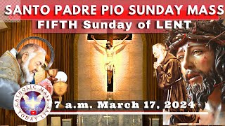 SUNDAY MASS TODAY LIVE at Santo Padre Pio National Shrine  Batangas 17 Mar 2024 7am [upl. by Simsar]