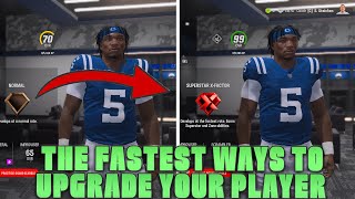 The Fastest Ways to Upgrade Your Player in Madden 24 Franchise Mode [upl. by Jaquenetta482]