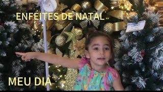 ENFEITES DE NATALDECORAÇÃO DE NATAL [upl. by Kev]