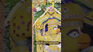 🕉️ Anjaneyar Alankaram 🆕 Lord Hanuman  Anjaneya Swamy  Kannada Devotional dharmam shorts [upl. by Katzir865]