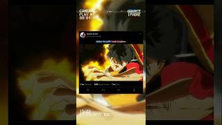 LUFFY VS KAIDO🛐anime animefightshortsshortanimeshortsvideoonepiece luffyanimeeditnewanime [upl. by Isidor409]