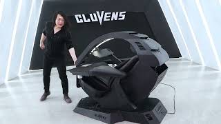 Installation video 1st version Cluvens Manticore Chair cockpit wwwcluvenscom discount offer [upl. by Nicol]