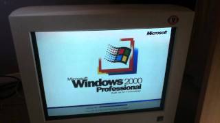 Windows 2000 startup [upl. by Guss972]