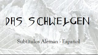 Lacrimosa  Das Schweigen Subtítulos Alemán  Español [upl. by Duhl]