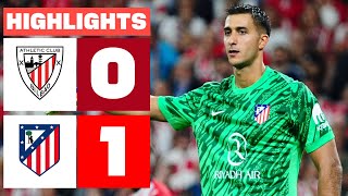 ATHLETIC CLUB 0  1 ATLÉTICO DE MADRID  RESUMEN LALIGA EA SPORTS [upl. by Tamsky]