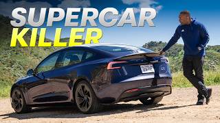 NEW 2025 Tesla Model 3 PERFORMANCE Review Supercar Slayer  4K [upl. by Larcher266]