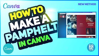 How to Make a Pamphlet in Canva  Easy Tutorial [upl. by Margarida]