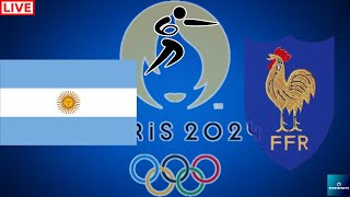 2024 PARIS OLYMPICS ARGENTINA vs FRANCE MENS RUGBY SEVENS QUARTERFINALSLIVE GAME CAST amp CHAT [upl. by Iraj]