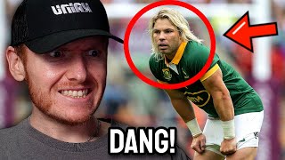 AMERICAN reacts to Size Doesnt Matter  Faf De Klerk amp Cheslin Kolbe Rugby Tribute [upl. by Hewett903]