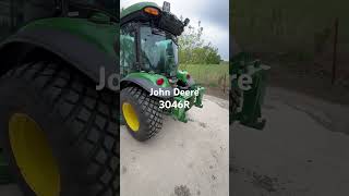 John Deere Cab 3046R ready to mow walk around [upl. by Ecnerwal]