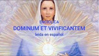 Dominum et Vivificantem leída en español texto completo [upl. by Gustafson]