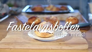 Fastelavensboller uten melk [upl. by Reine]