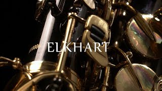 Elkhart 100AS Student Alto Saxophone Black  Gear4music demo [upl. by Elleinnad]