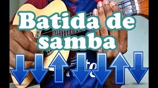 BATIDA INICIAL E PADRÃO DE SAMBA E PAGODE  VÍDEO AULA  CAVACO TUTORIAL 2 [upl. by Enwahs]