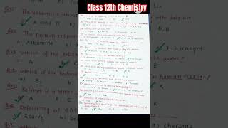 Biomolecules Class 12ChemistryMost Important Top 30 MCQs Biomoleculesneet shorts [upl. by Eicyac198]