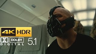 The Dark Knight Rises  Plane Hijack HDR  4K  51 [upl. by Macfadyn]