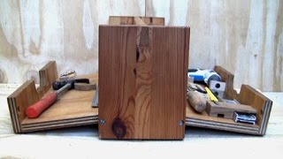 Organizing The Compact Woodworking Tool Box [upl. by Atilahs]