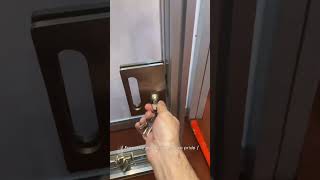 Everstrong Stainless steel glassfoldingdoorsystem with hinge and lock and track [upl. by Crotty]