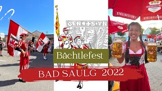 Bächtlefest Bad Saulgau 2022 badsaulgau Bächtlefest [upl. by Bahe]