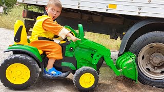 TOP 10 migliori video per bambini su trattori e automobili [upl. by Anaujd694]