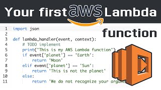 Your first AWS Lambda function ever  Very simple example [upl. by Sixele]