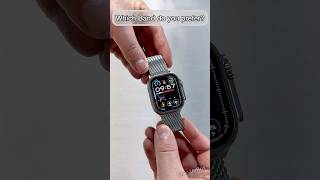 Apple Watch Ultra 2 Titanium Milanese Loop or Panel Strap shorts trending apple video short [upl. by Maillij]