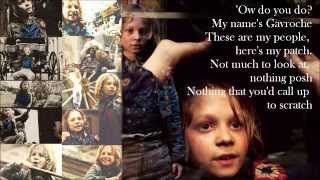 Les Miserables  All Gavroches Parts Four songs  Lyrics [upl. by Skantze]