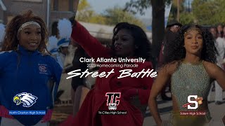 2023 Tri Cities High School Band  CAU Street Battle vs North Clayton and Salem HS  WATCH IN 4K [upl. by Bloom100]